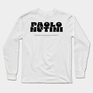 Paolo Nutini Long Sleeve T-Shirt